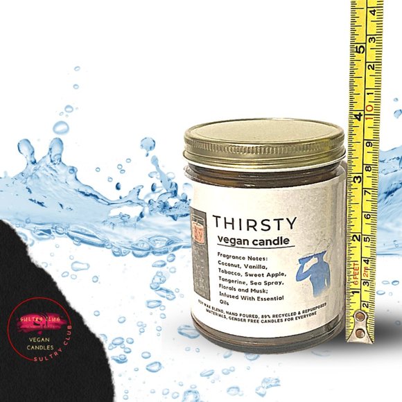 COOL WATER TYPE Single Wick Candle - Picture 3 of 3